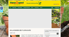 Desktop Screenshot of floragard.de