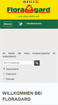 Mobile Screenshot of floragard.de